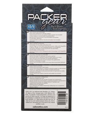 Packer Gear Packer Gear Boxer Harness XS/S - Black