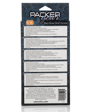 Packer Gear Packer Gear Boxer Brief Harness XL/2XL - Black - Image 2