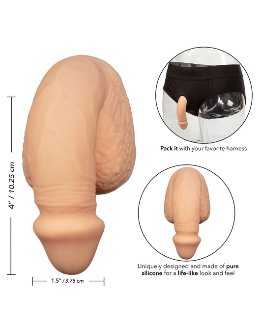 Packer Gear Packer Gear 4" Silicone Packing Penis - Ivory - Image 2