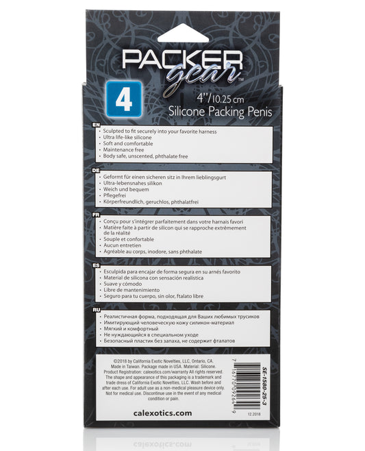 Packer Gear Packer Gear 4" Silicone Packing Penis - Tan