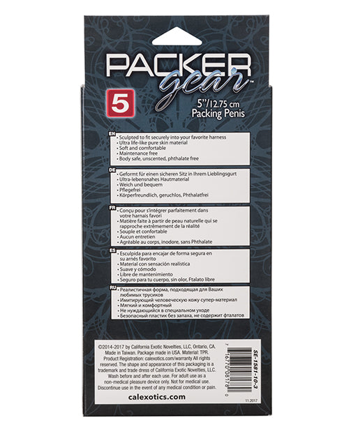 Packer Gear Packer Gear 5" Packing Penis - Brown