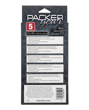 Packer Gear Packer Gear 5" Ultra Soft Silicone STP - Black - Image 4