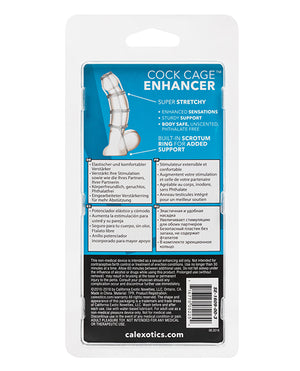 Extensions Cock Cage Enhancer - Clear