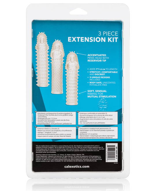 Extensions Extension 3 Piece Kit - Clear