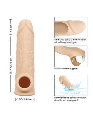 Performance Maxx Performance Maxx Life-Like 7" Penis Extension - Ivory - Image 5