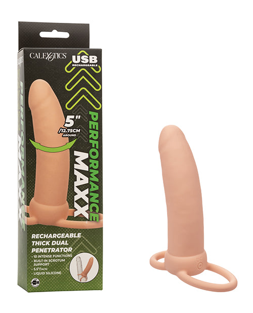 Performance Maxx Performance Maxx Rechargeable Thick Dual Penetrator - Ivory