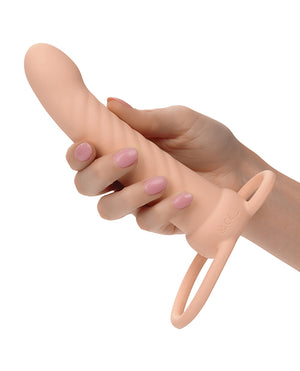 Performance Maxx Performance Maxx Rechargeable Ribbed Dual Penetrator - Ivory - Image 4