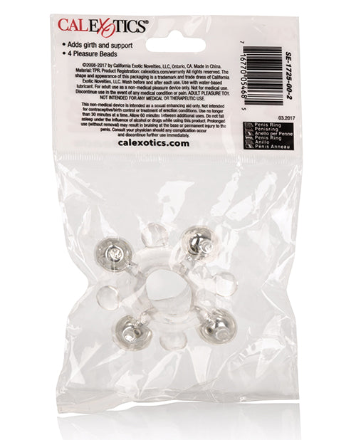 Basic Essentials Basic Essentials Enhancer Ring w/Beads - Clear - Image 2