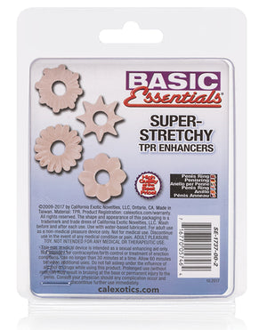 Basic Essentials Basic Essentials Rings - Clear Set of 4 - Image 2