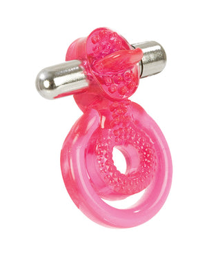 Couple's Enhancers Dual Clit Flicker - Pink