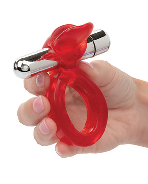 Couple's Enhancers Wireless Clit Flicker - Red - Image 5