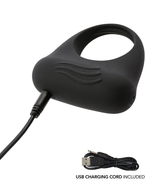 Couple's Enhancers Lovers Silicone Arouser - Black