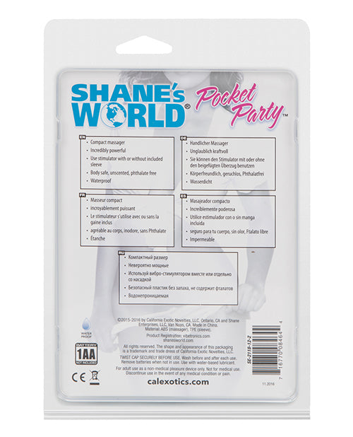 Shane's World Shane's World Pocket Party - Blue
