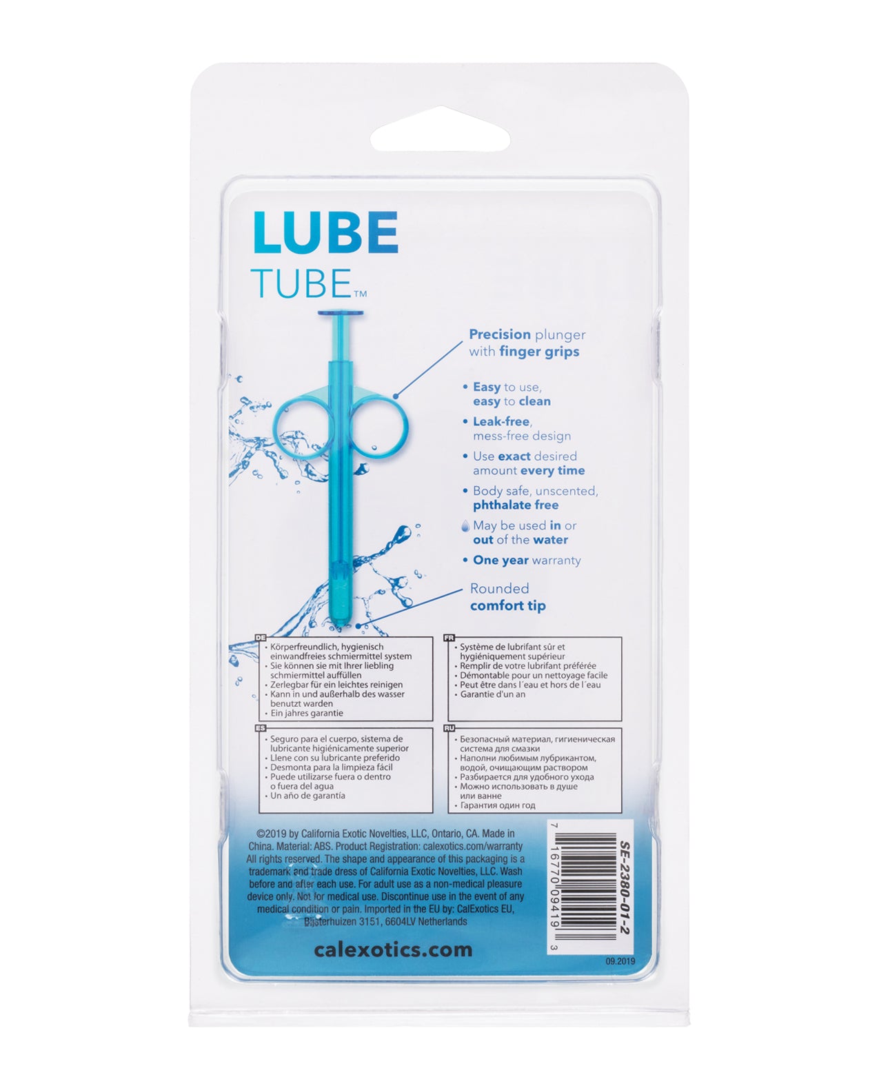 Water Systems Lube Tube - Blue