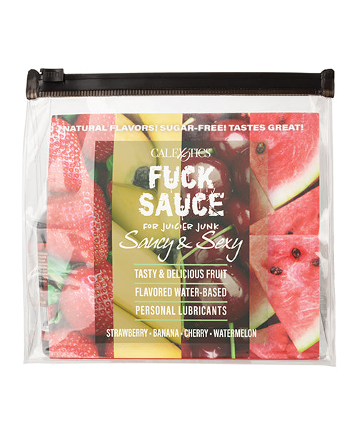 Fuck Sauce Fuck Sauce Flavored Water Based Personal Lubricant Variety 4 Pack - 2 oz Each