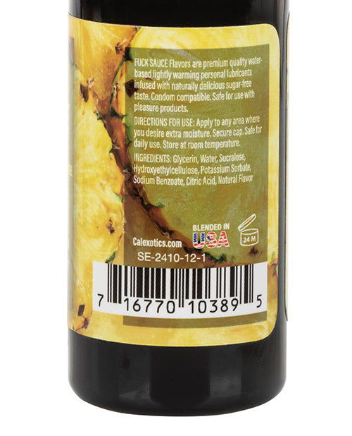 Fuck Sauce Fuck Sauce Water Based Personal Lubricant - 2 oz Pineapple - Image 2