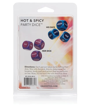 California Exotic Novelties Hot &amp; Spicy Party Dice - Image 3