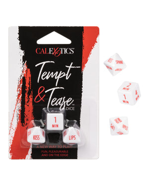 California Exotic Novelties Tempt &amp; Tease Dice - Image 2
