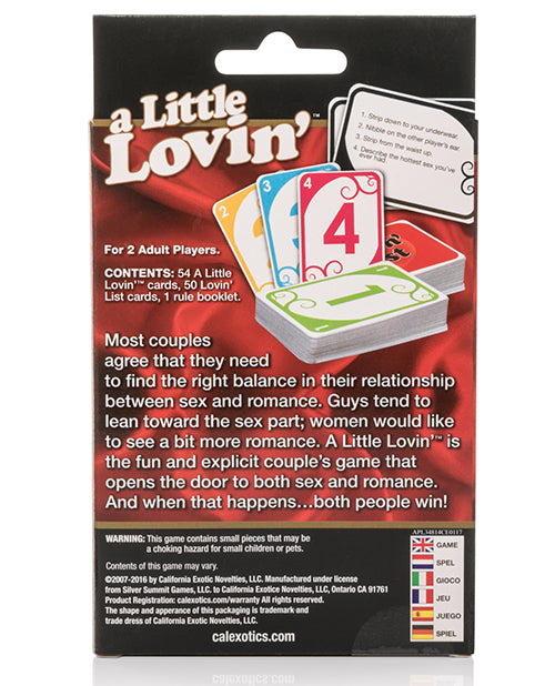 California Exotic Novelties A Little Lovin' Card Game