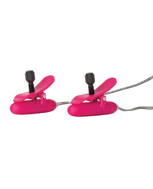 California Exotic Novelties Nipple Play Vibrating Heated Nipple Teasers - Pink - Image 4