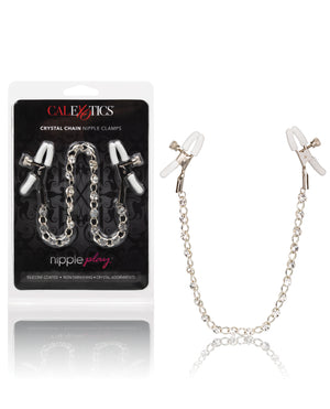 Nipple Play Nipple Play Crystal Nipple Clamps - Clear