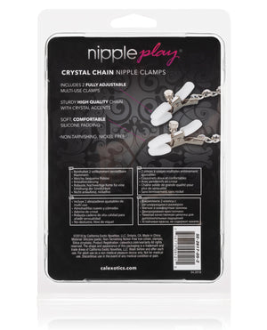 Nipple Play Nipple Play Crystal Nipple Clamps - Clear - Image 2