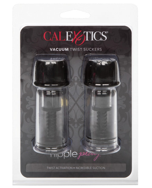 Nipple Play Nipple Play Vacuum Twist Suckers - Black