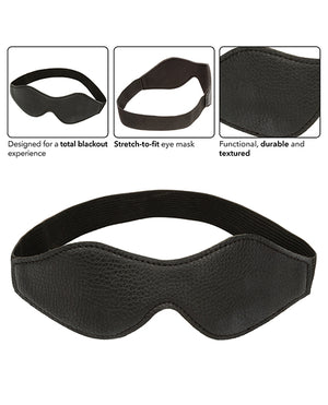 Nocturnal Nocturnal Collection Stretch to Fit Eye Mask - Black - Image 2
