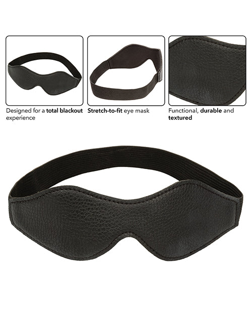 Nocturnal Nocturnal Collection Stretch to Fit Eye Mask - Black - Image 2