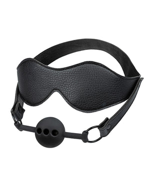 Nocturnal Collection Eye Mask & Breathable Ball Gag