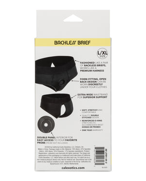 Boundless Boundless Backless Brief L/XL - Black - Image 4