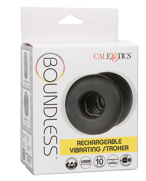 Boundless Boundless Rechargeable Vibrating Stroker - Black - Image 3