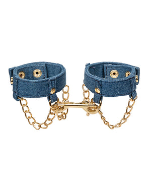 Ride 'Em Ride 'Em Premium Denim Collection Wrist Cuffs - Image 2