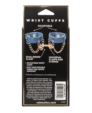 Ride 'Em Ride 'Em Premium Denim Collection Wrist Cuffs - Image 5