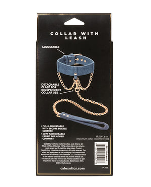 Ride 'Em Ride 'Em Premium Denim Collection Collar w/Leash - Image 5