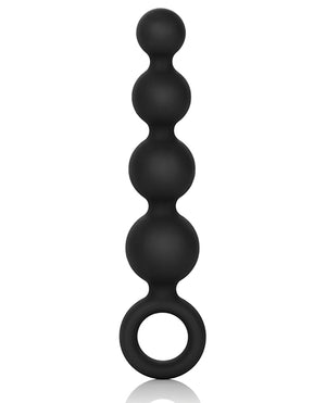 CalExotics Anal Toys Calexotics Silicone Booty Beads - Black - Image 3