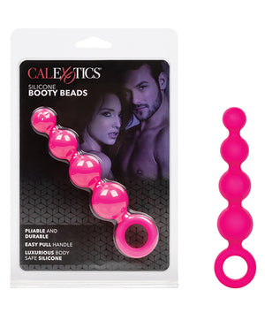 Pleasure Beads Calexotics Silicone Booty Beads - Pink - Image 2