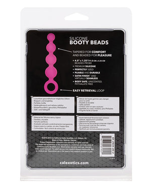 Pleasure Beads Calexotics Silicone Booty Beads - Pink