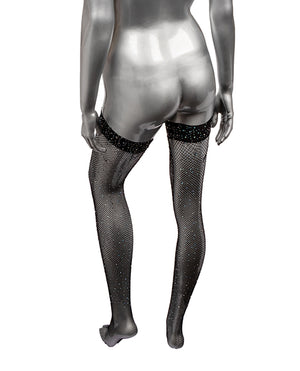Radiance Radiance Thigh High Stockings - Black Plus Size - Image 3