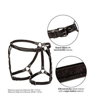 Euphoria Euphoria Collection Plus Size Riding Thigh Harness - Image 4
