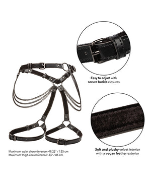 Euphoria Euphoria Collection Plus Size Multi Chain Thigh Harness - Image 4