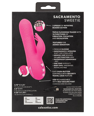 California Dreaming California Dreaming Sacramento Sweetie Vibrator &amp; Rotating Stimulator - Image 3
