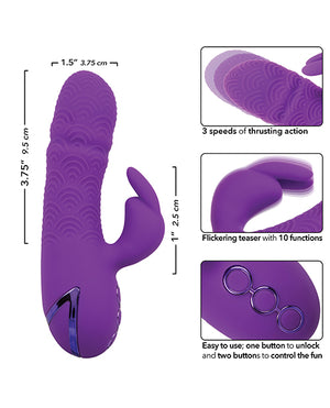 California Dreaming California Dreaming Manhattan Beach Marvel Dual Stimulation Vibe - Purple - Image 4
