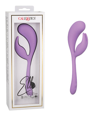 Elle Elle Liquid Silicone Dual Flicker - Purple - Image 4