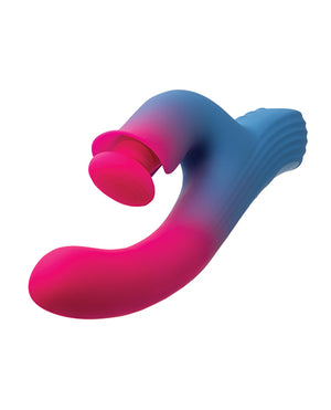 Elation Thrusting Dual Stimulator - Blue/Pink - Image 4