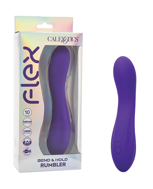 Flex Flex Bend &amp; Hold Rumbler G-Spot Massager - Purple