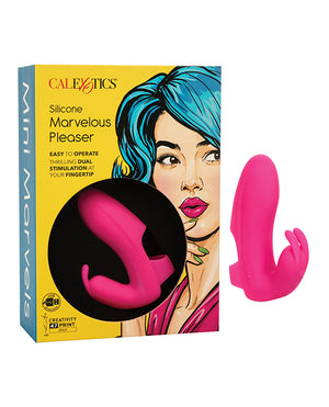Mini Marvels Mini Marvels Silicone Marvelous Pleaser - Pink - Image 4