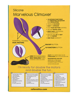 Mini Marvels Mini Marvels Silicone Marvelous Climaxer - Purple