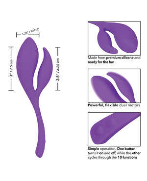 Mini Marvels Mini Marvels Silicone Marvelous Climaxer - Purple - Image 2