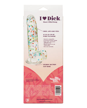 Naughty Bits Naughty Bits I Love Dick Heart Filled Dong - Multicolor - Image 2